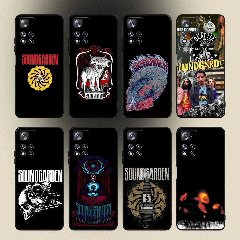 Чехол для телефона S-Soundgardens Music Band Samsung Galaxy A20 A21s A22 A31 A32 A52 A53 A72 73 A80 A91 Мягкий черный