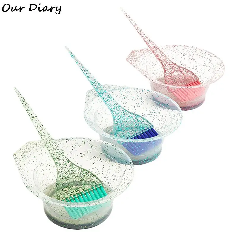 

Pro Hair Dye Tool Kit Reusable Applicator Coloring Brush Pigment Mixing Bowl