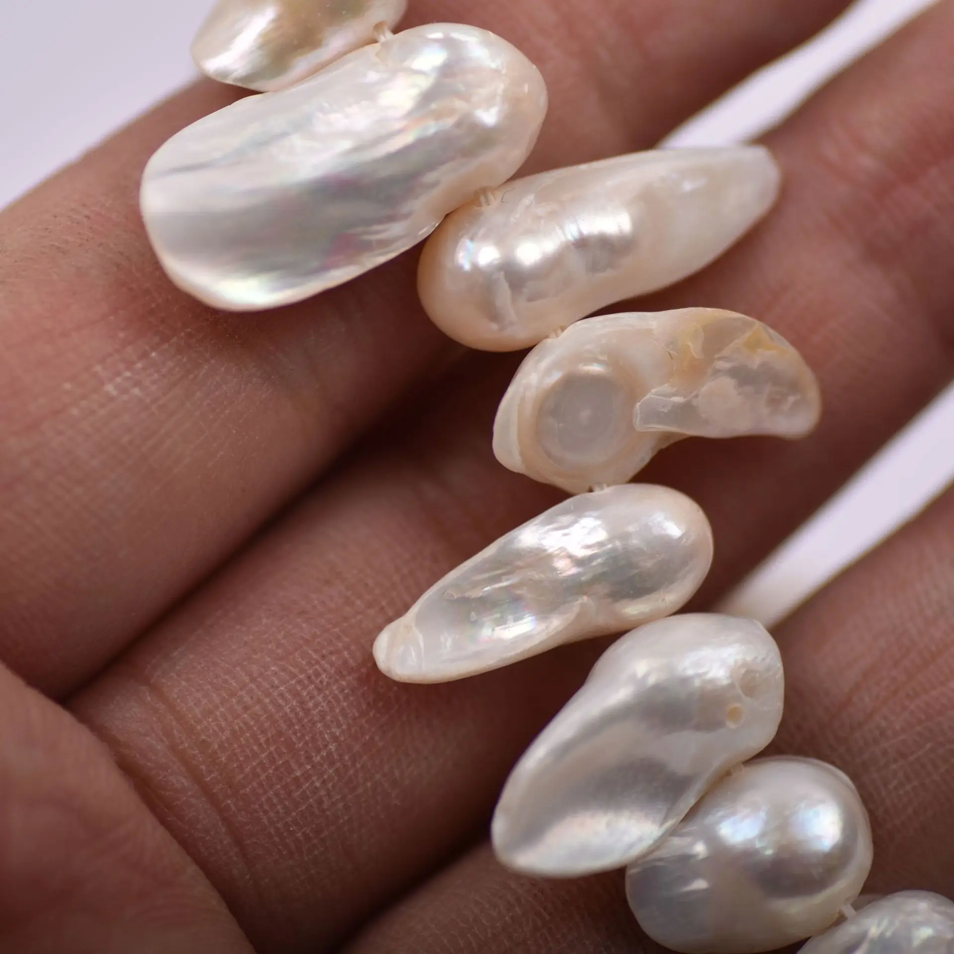 Жемчужные бусины в стиле барокко |