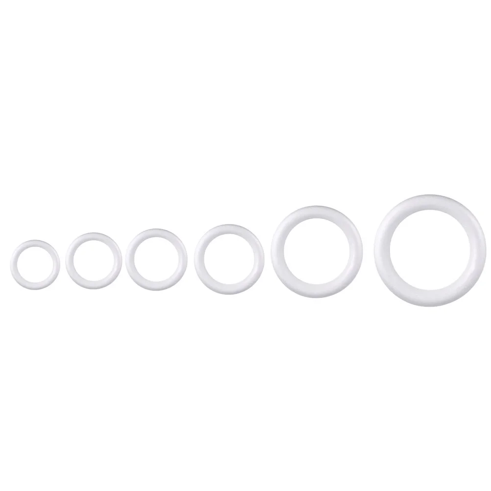 

Wreath Ring Craft Styrofoam Smooth Round Wire Rings Shape Circles Circle Flat Frame Christmas Forms