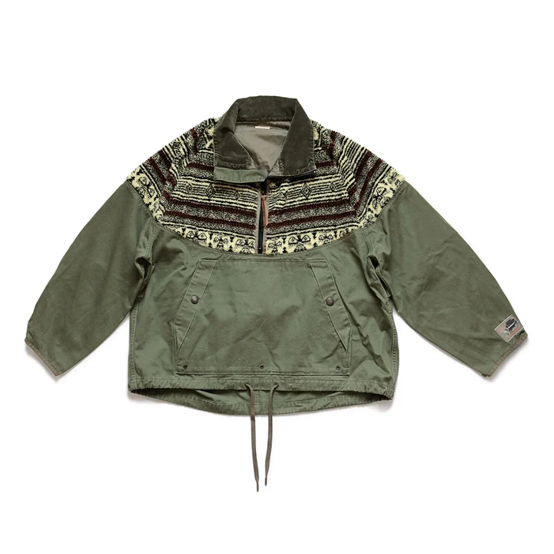 Kapital японский стиль Hirata Hohiro Amekaji кашемировая прошитая полумолния свободная