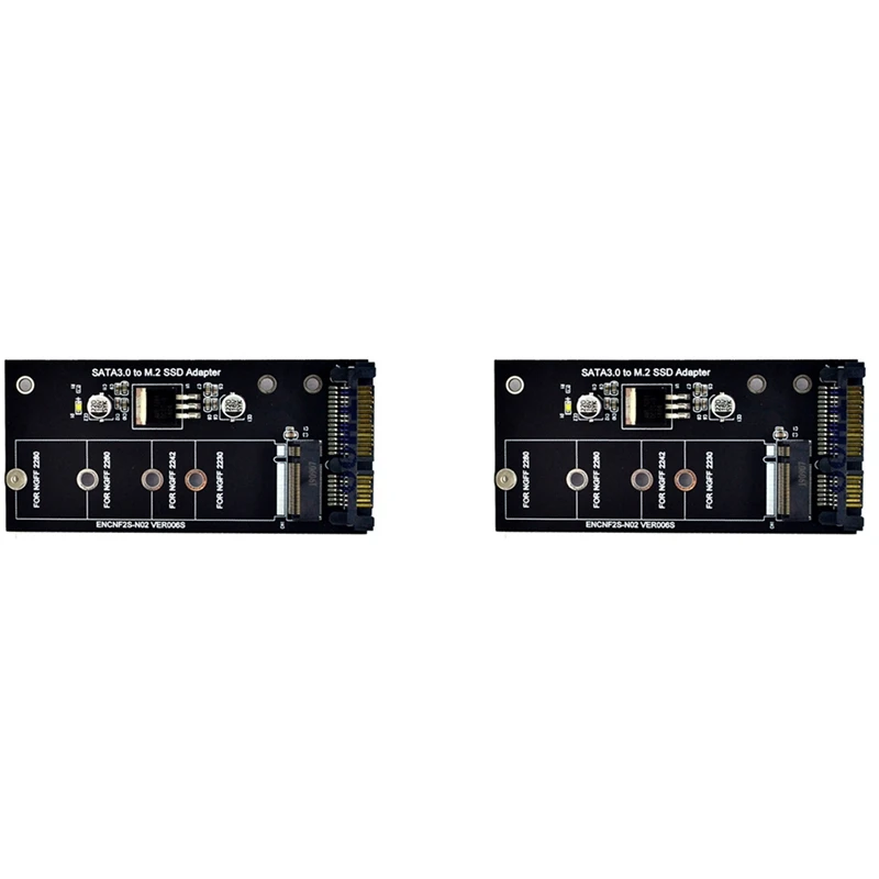 2X M2 NGFF SSD к SATA 3 0 2 5 &amp rdкво M.2 адаптер преобразователь Райзер карта для ПК ноутбука