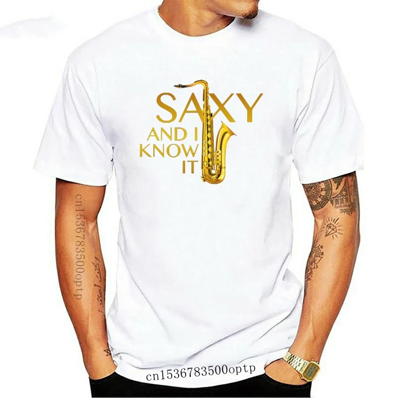 

Camiseta de saxo с инструментами для мужчин, хлопковая рубашка с большим количеством Тала, 4XL, 5XL, 6XL, nueva
