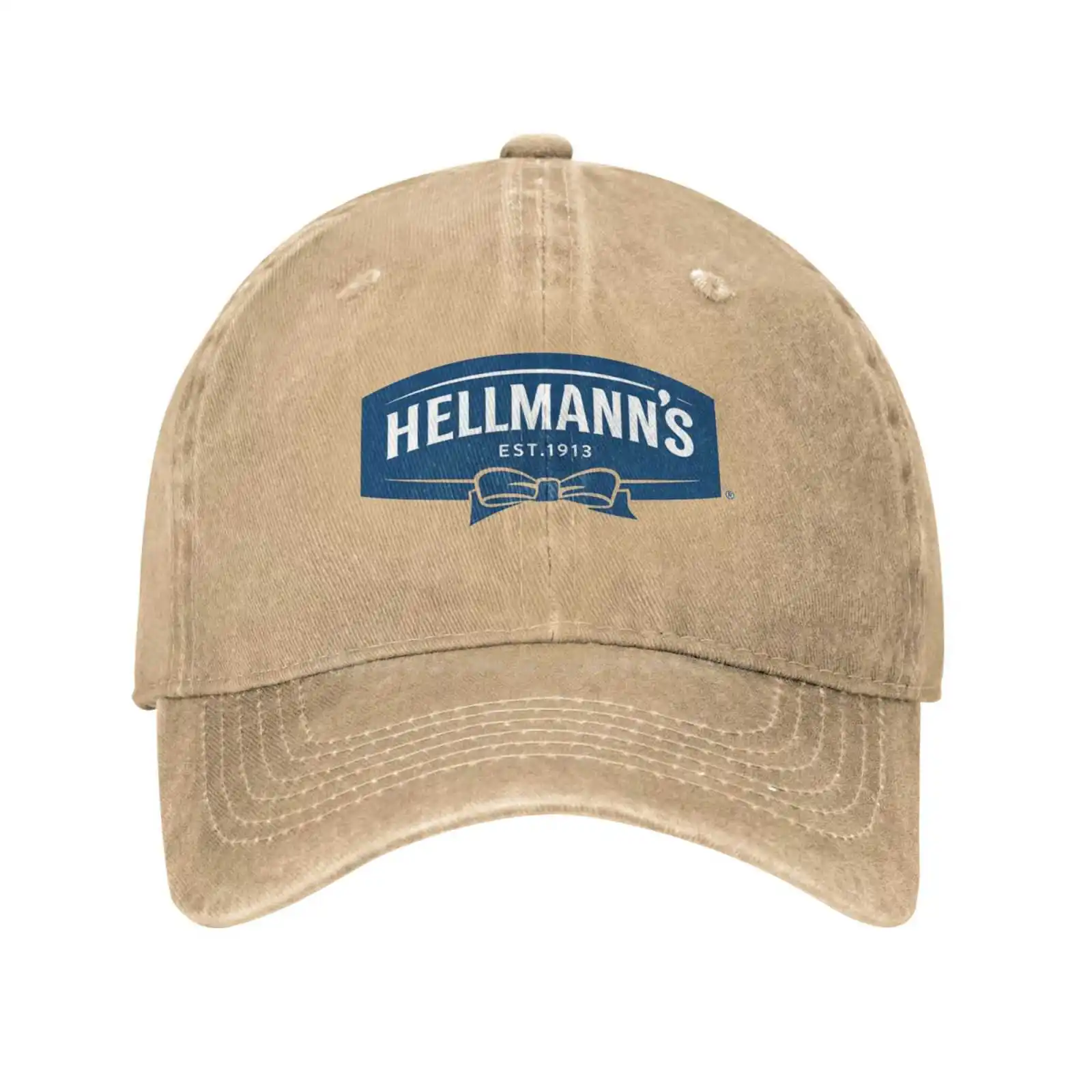 

Hellmann Logo Printed Graphic Brand Logo High-quality Denim cap Knitted hat Baseball cap