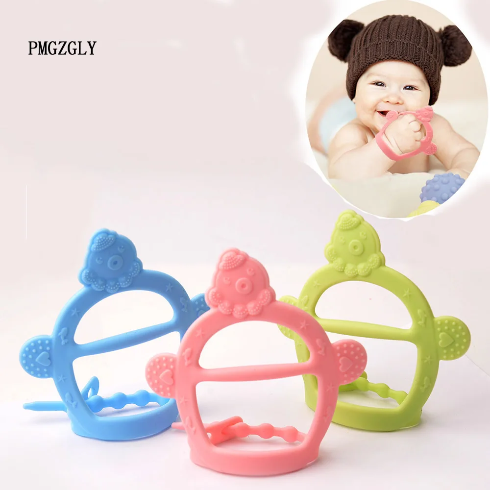 

Cartoon Wristband Teething Toy Molar Stick for Baby's Wrist Wear Teethers Safety Food Grade Silicone Bracelet Type Teether