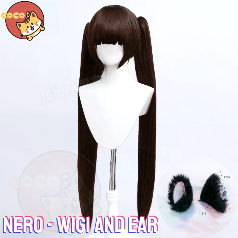 Женский парик из игры NIKKE Nero богини победы женский 80 см для косплея с двойным
