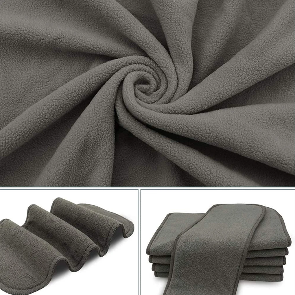 

Baby Diaper Insert Absorbent Bamboo Charcoal Newborn Nappy Liners Washable Reusable Soft Travel Microfiber Kids Care