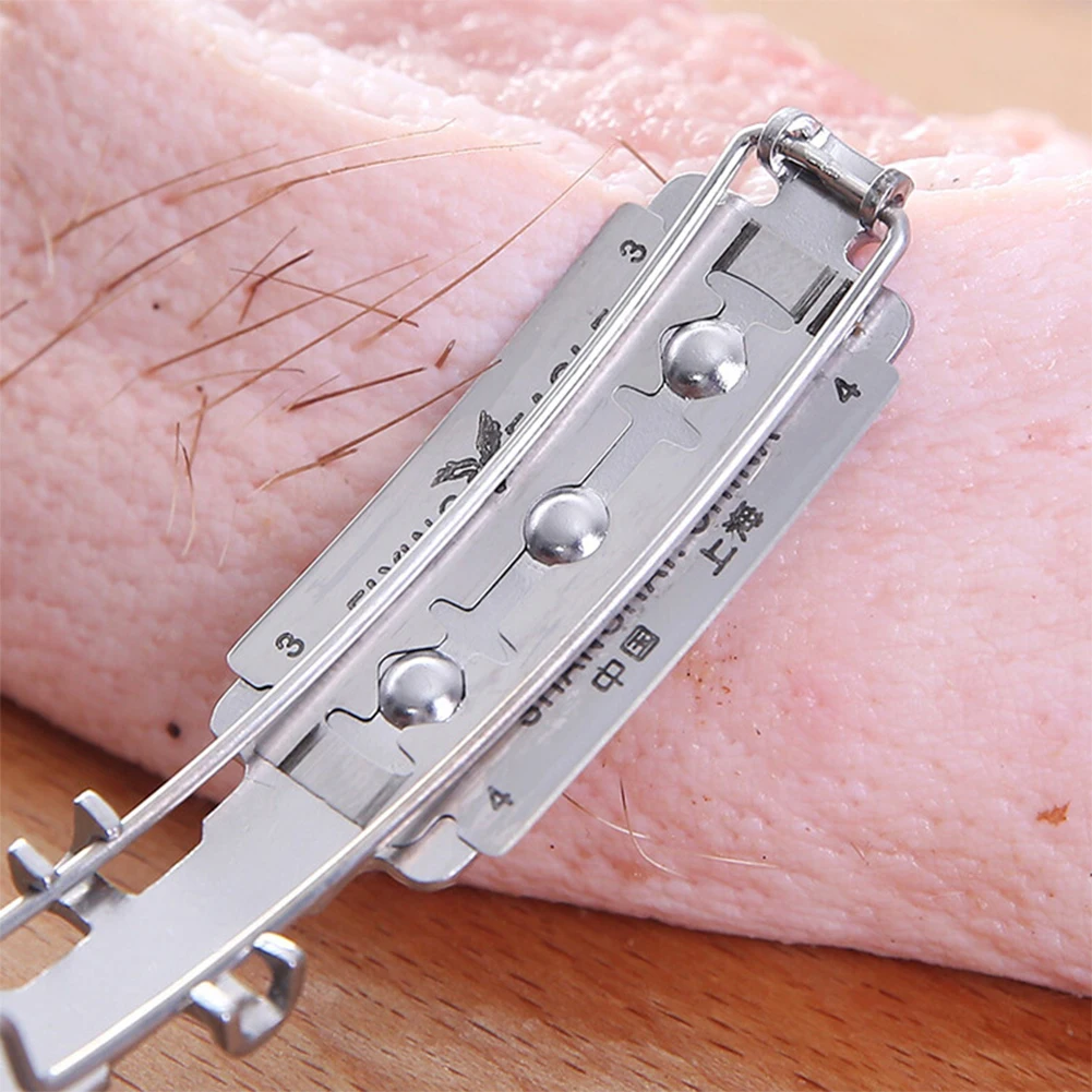 

Cooking Chicken Kitchen Stainless Steel Duck Hanging Meat Tools Rustproof Multifunction Shaved Unhairing Hair Scraper Poultry
