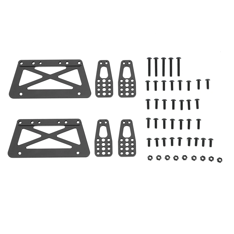 

Алюминиевая рама шасси с ЧПУ, Семейный комплект для радиоуправляемого гусеничного автомобиля 1/10, Axial SCX10, детали для самостоятельного ремон...