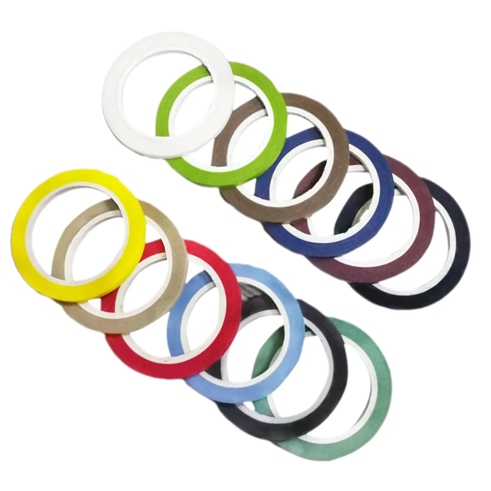 

12 рулонов ленты для упаковки подарков, лента для рукоделия, скрапбукинга, дневника, ленты, бумажная декоративная лента