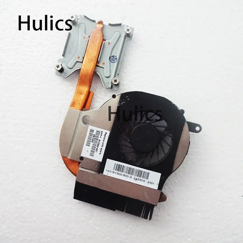 Охлаждающий вентилятор Hulics для ноутбука HP CQ62 G62 G72 G72T CQ72 радиатор и 612354 -001 Радиатор