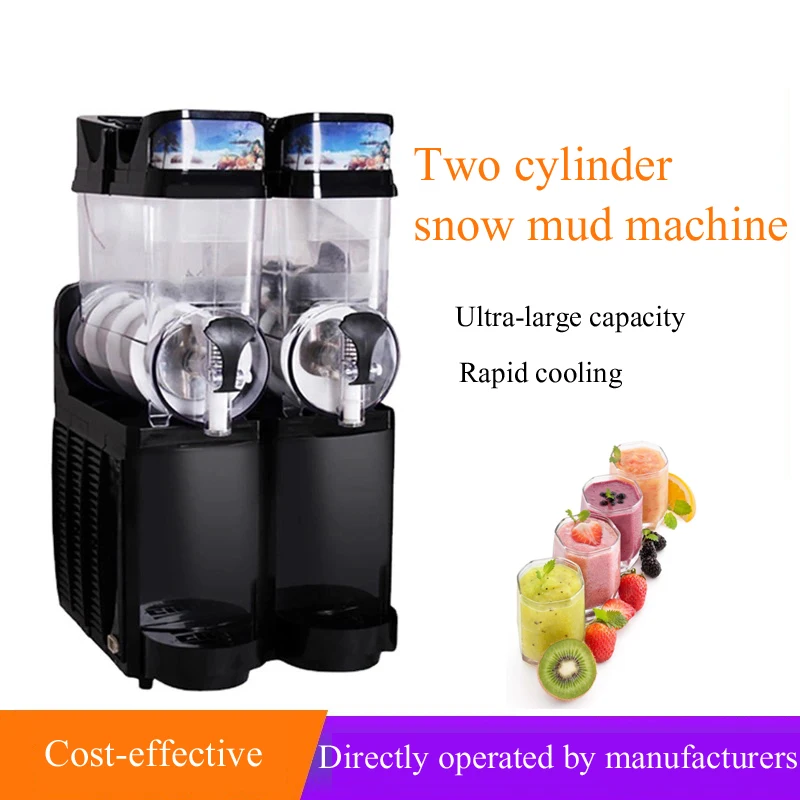 Коммерческая машина для приготовления слякоти замороженных напитков 2 X15L Машина