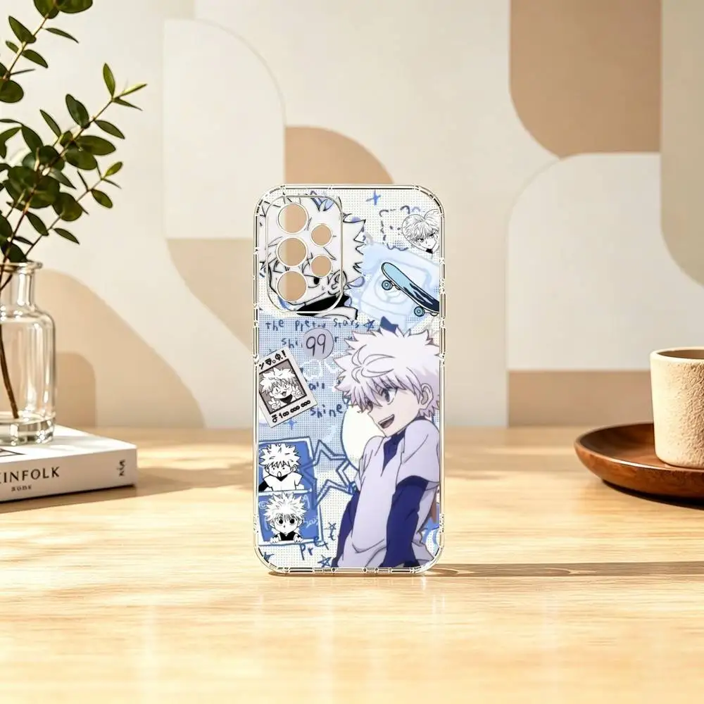 Фото Чехол для телефона Killua Zoldyck H-Hunter x Hunter для Samsung S25, S24, S21, S22, S23, S30, Ultra, S20, Plus, Fe, прозрачный №2