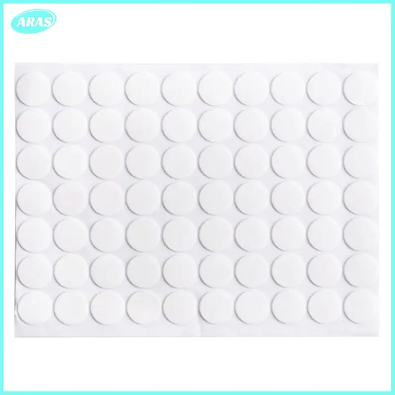 

70pcs Transparent Double-Sided Adhesive Tape Waterproof Traceless Acrylic Double-sided Adhesive Round Sticker Tape Dot