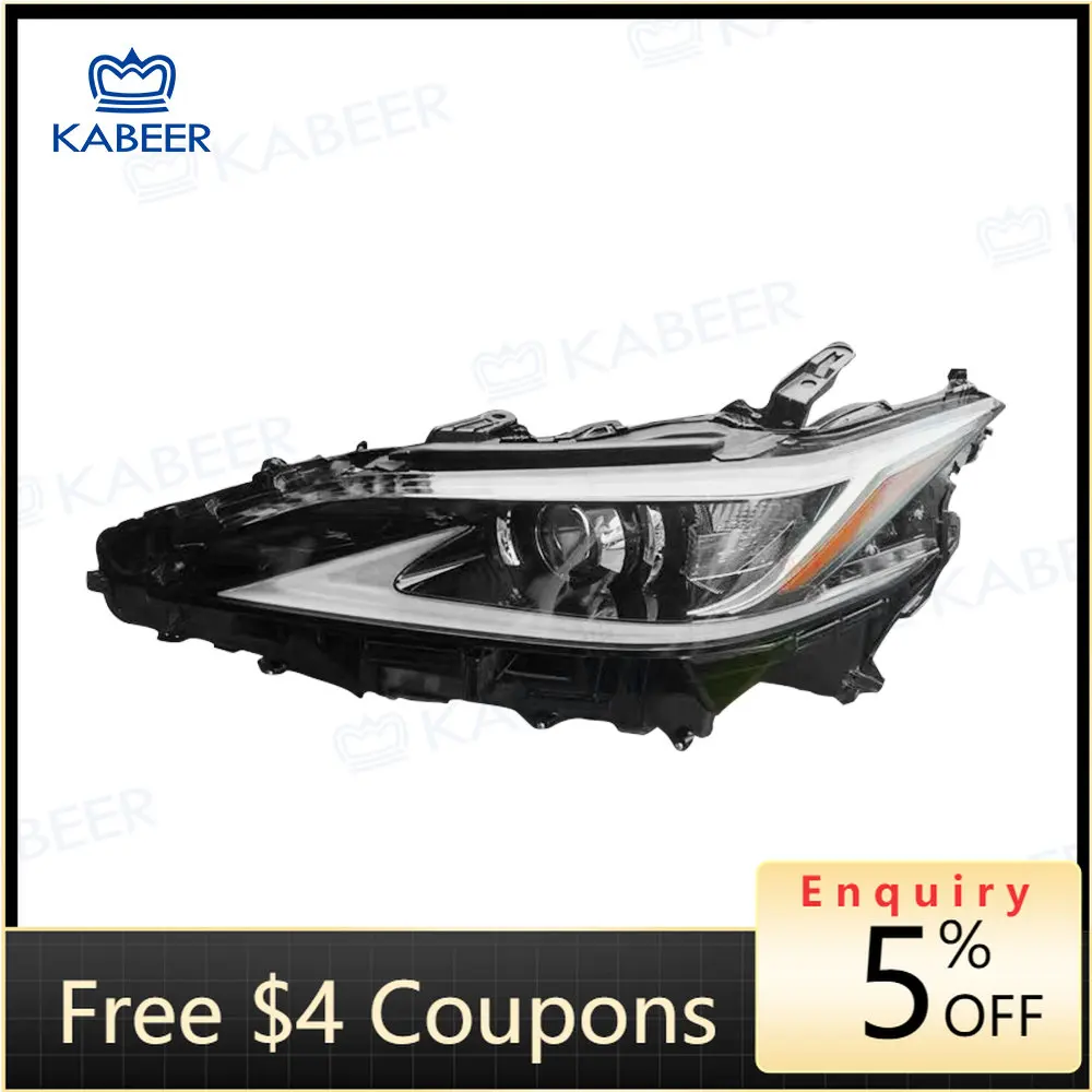 

Kabeer оригинальные ES200 2018 HID фары для ES 2018 ES200 ES250 ES300h ES350 стиль с одним объективом