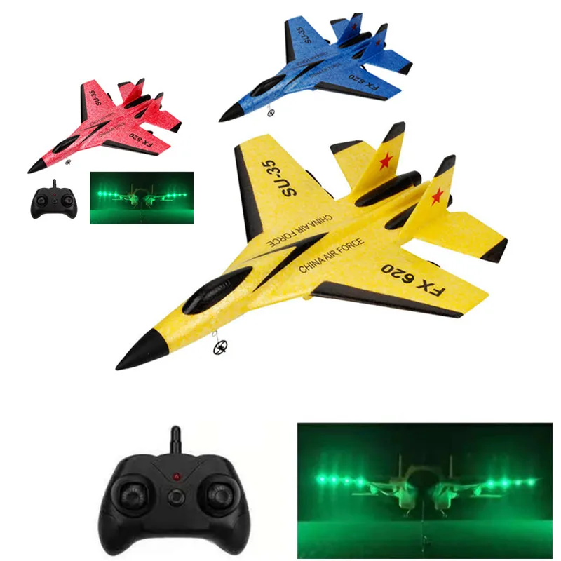 

FX-620 SU-35 RC Remote Control Airplane 2.4G Remote Control Fighter Hobby Plane Glider Airplane EPP Foam Toys RC Plane Kids Gift