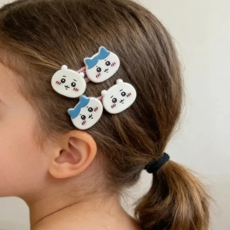 Фото Милые заколки-зажимы Kawaii (10 шт.) из серии Chiikawas: креативные, изысканные, для челки, подарки на день рождения №1