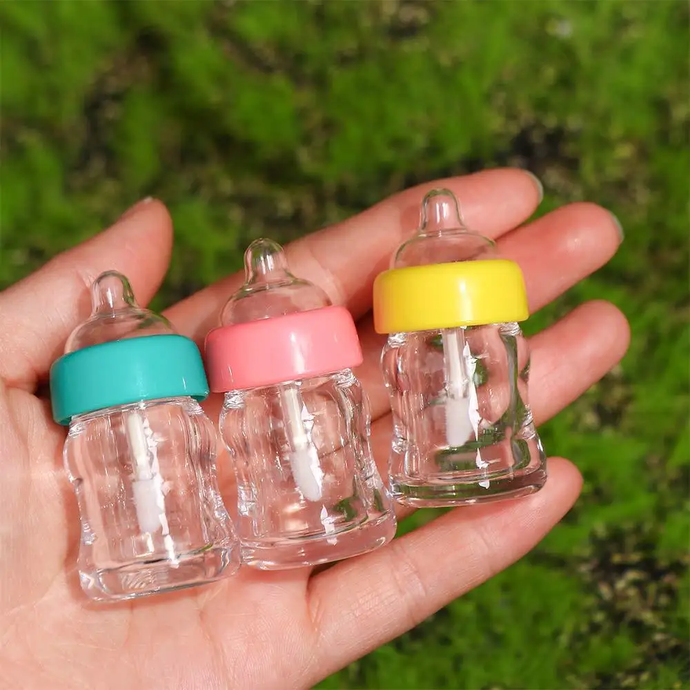 

Plastic Cosmetic Container 7ml DIY Milk Bottle Shape Lip Gloss Bottle Refillable Bottle Empty Lip Gloss Tube