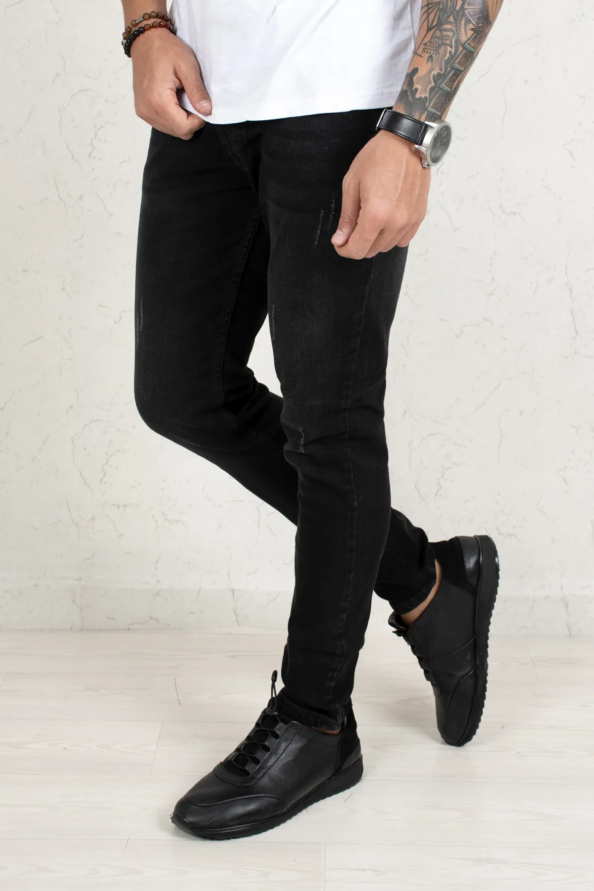 DeepSEA Narrow Cut Lycra Laser Jeans Pants 2002144