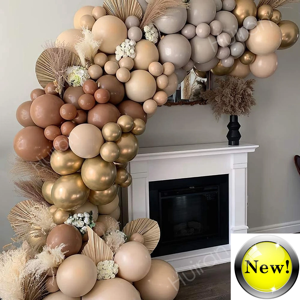 

NEW2022 NEW Coffee Brown Balloon Garland Arch Kit Wedding Birthday Party Decoration Kids Latex Balloon Globos Baby Shower Decor