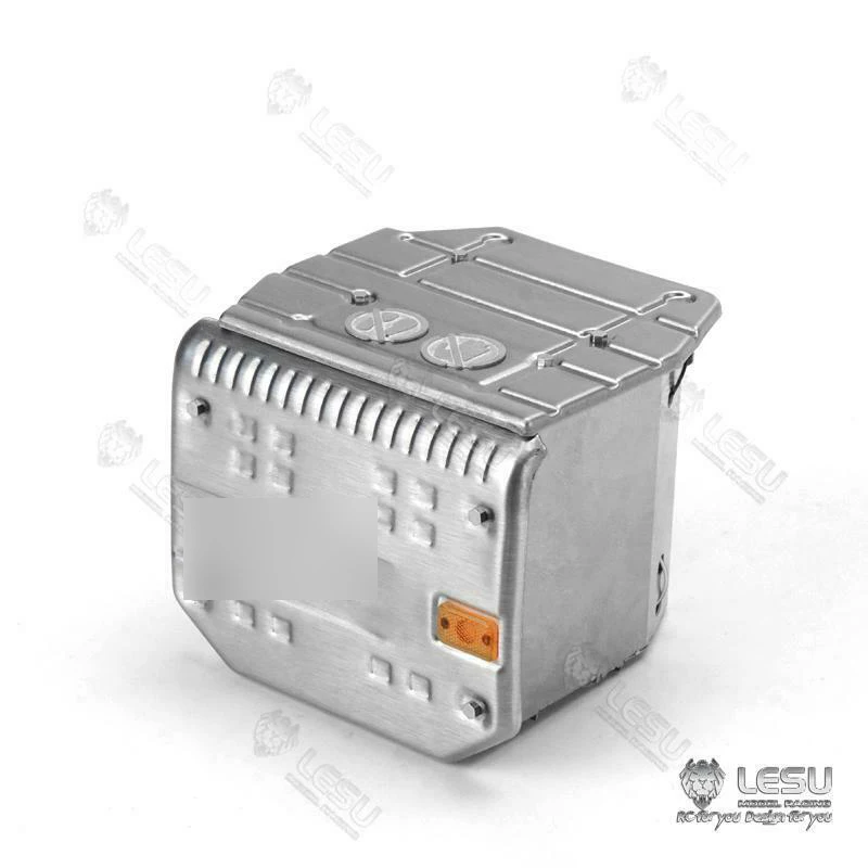 Металлические выхлопные баки LESU боковые габаритные фонари для игрушек с