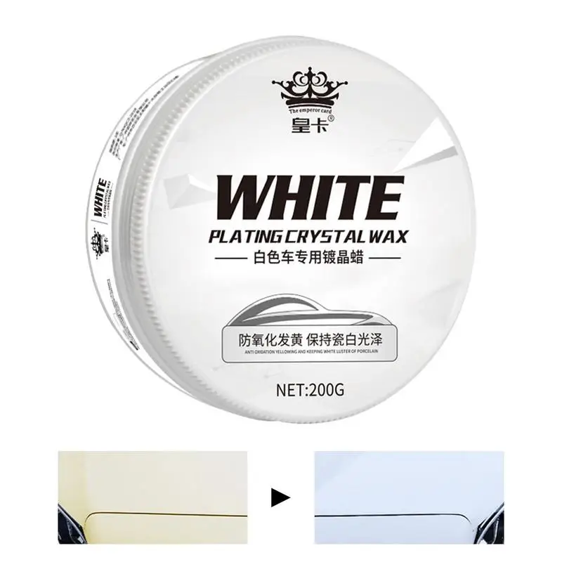 

Car Wax For White Cars Palm Wax Polishing Paste For Automotive Car Care Supplies For Scratch Remover For White SUV/Car/RV Metal
