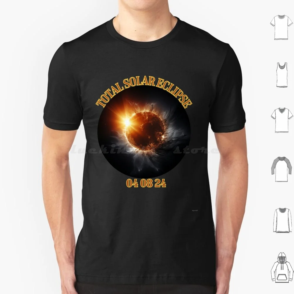 Футболка с солнечной батареей 04 08 24 Небесная гармония большого размера 100% хлопок