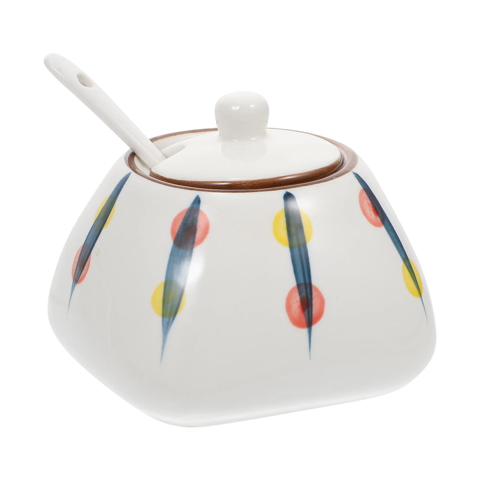 

Ceramic Seasoning Jar Sauce Food Storage Container Can Canisters Multi-function