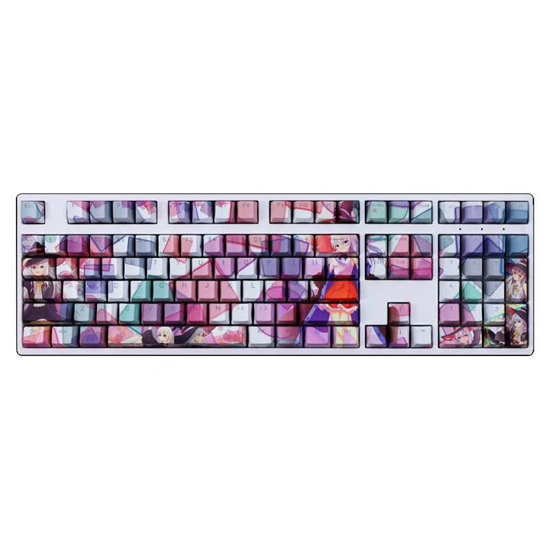 108 клавиш/набор процесс путешествия Elaina стиль PBT Keycaps для Cherry Mx Переключатель