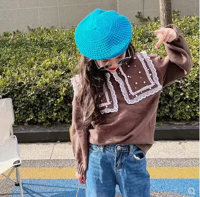 Милые брюки для девочек детские плотные теплые мальчиков зимние повседневные