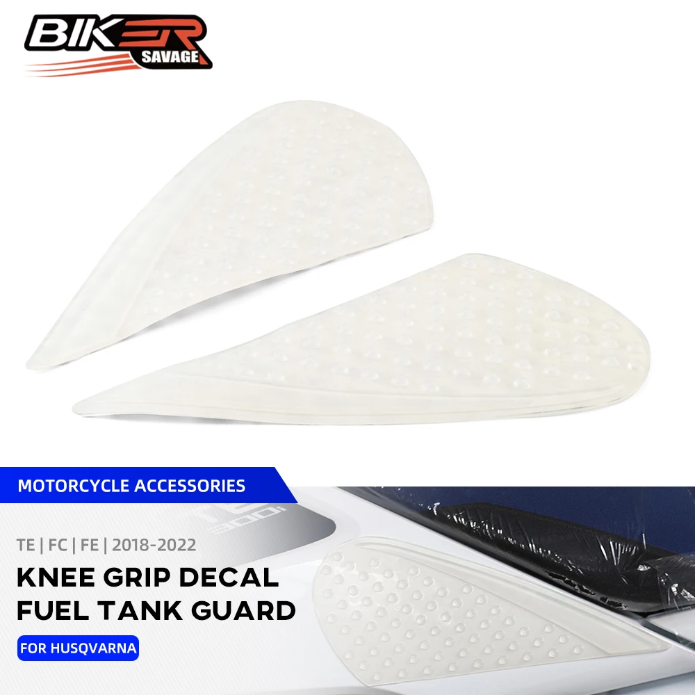 

Motorcycle Traction Fuel Tank Protective Pad Decal Knee Grip For HUSQVARNA TE 300 FC FE 250 350 Anti Slip 3M Sticker Accessories