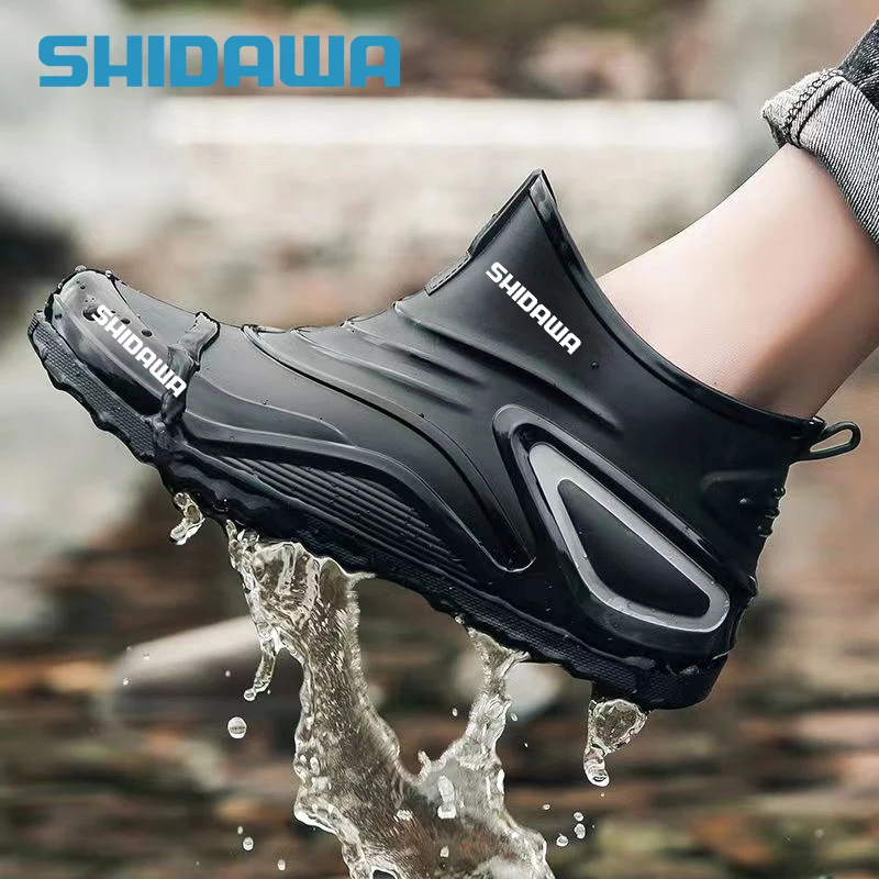 Брендовые модные мужские ботинки для рыбалки Короткие Водонепроницаемые