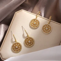 baroque vintage earrings stud earrings diamond ring pendant delicate drop earrings