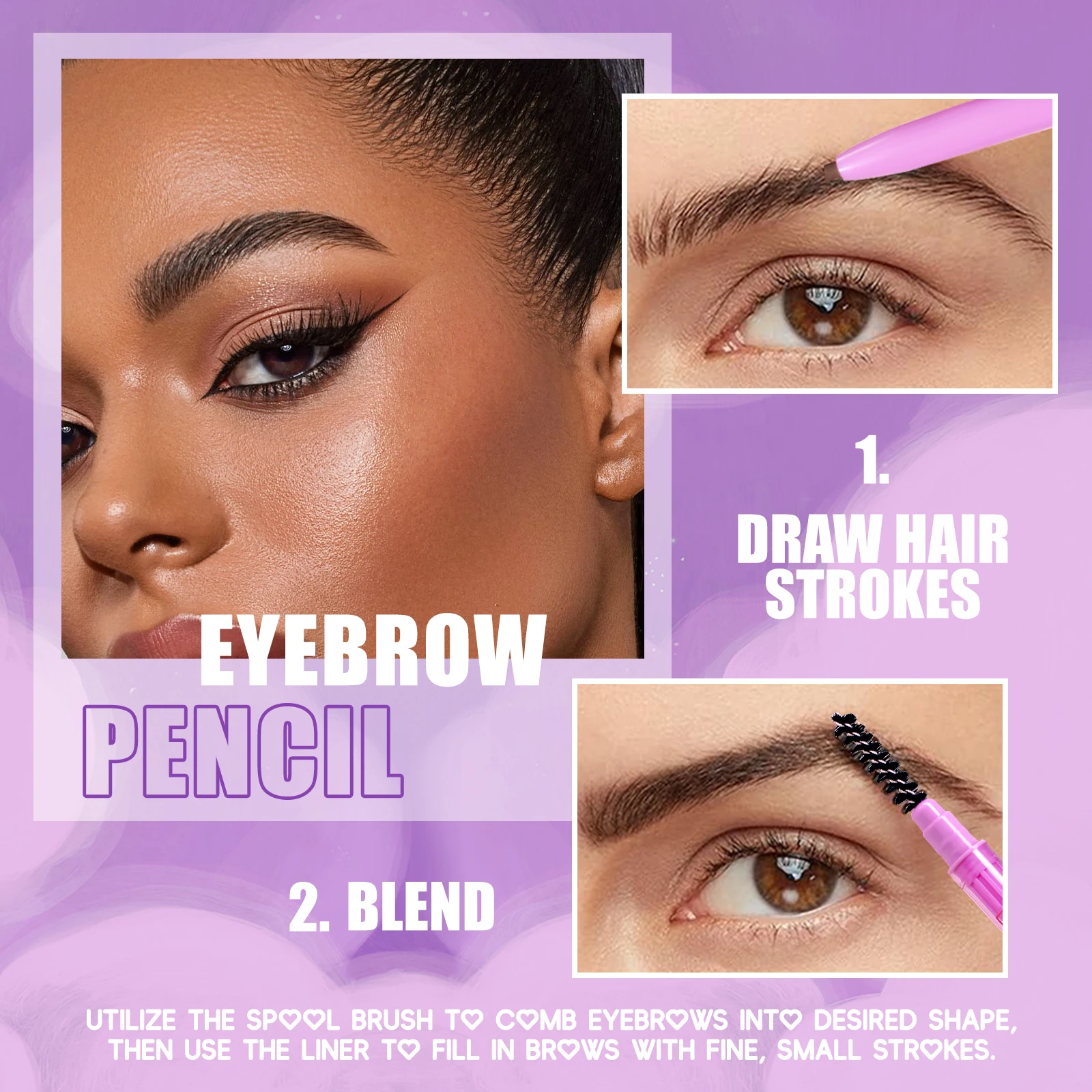 Двойной тонкий карандаш для бровей ulтара создает желаемое изображение