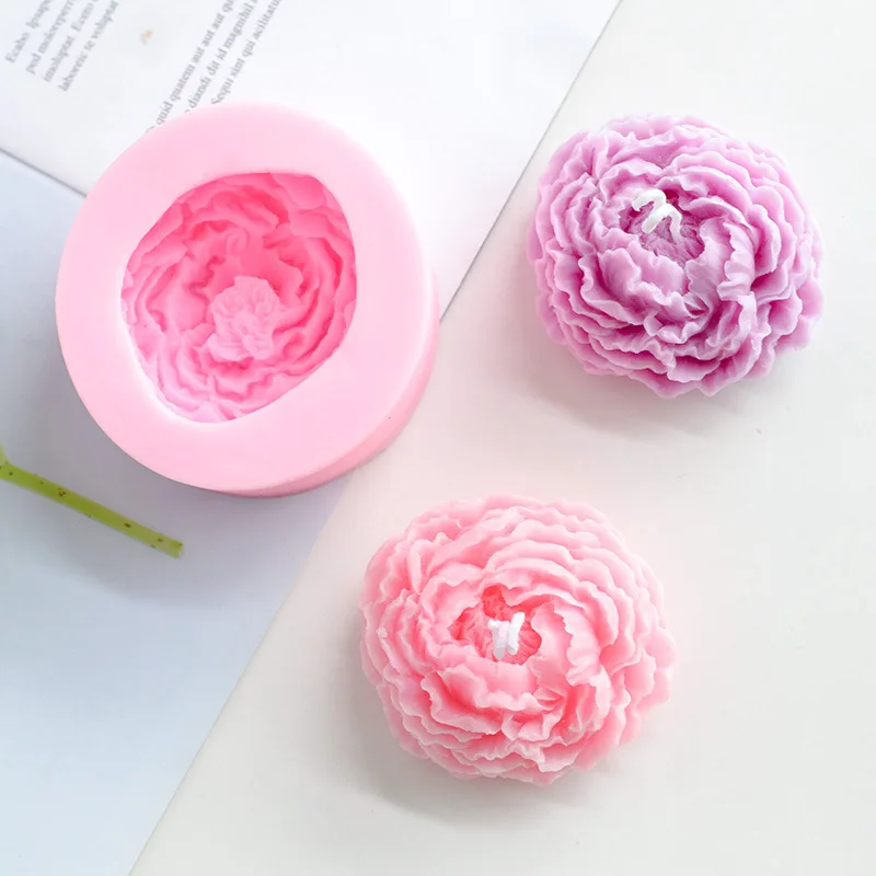 

Silicone Mold Peony Flower Molds Peony Flowers Soap Molds Candle Moulds Bouquet Making Clay Resin Rubber Mold