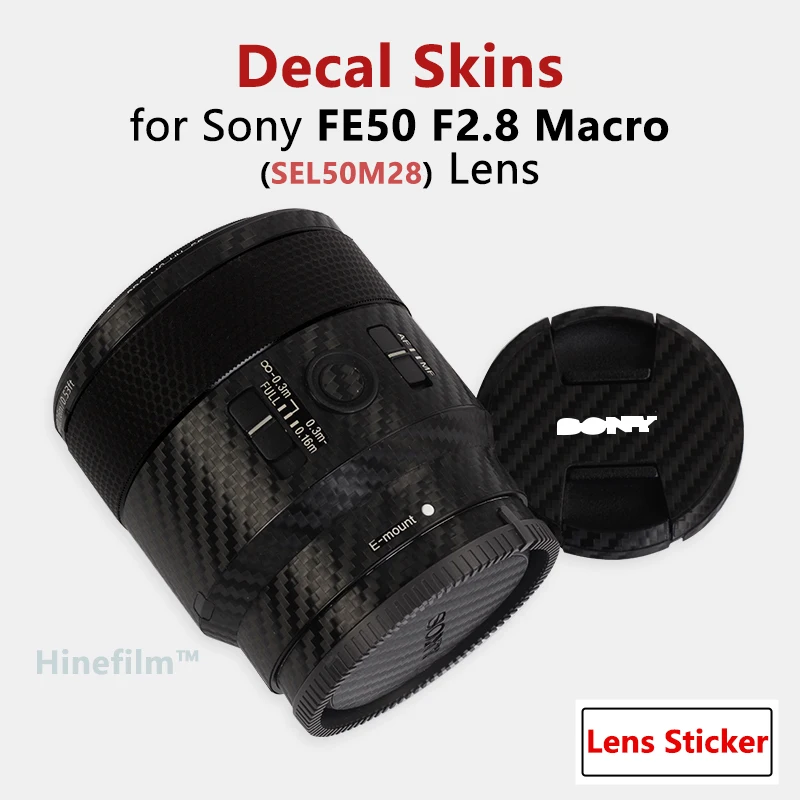 Наклейка на объектив для Sony FE 50 мм f/2 8 Macro SEL50M28