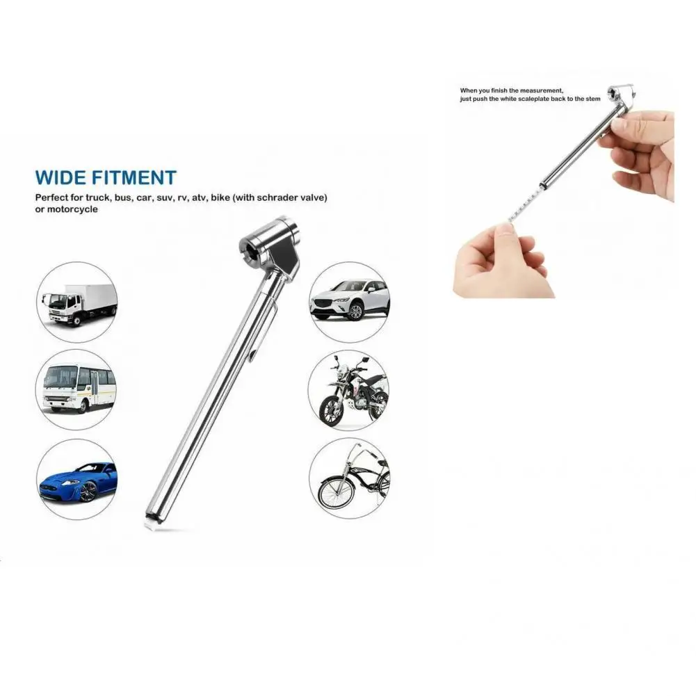 

Durable Pocket-size Easy Reading 10-120PSI Durable Tire Pressure Monitor Tire Pressure Detector for SUV