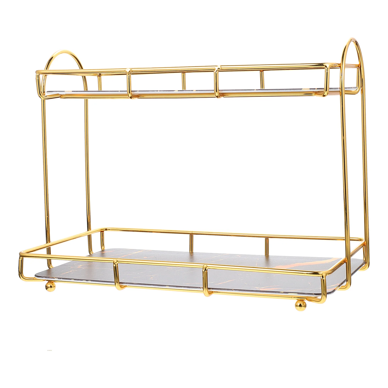 

Organizer Shelf Bathroom Countertop Storage Rack Tier2 Tray Vanity Makeup Holder Kitchencaddycorner Toiletry Displayspices Sink