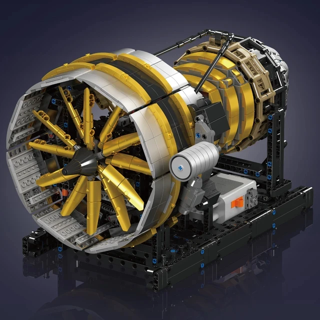 Строительный блок Mould King 10141 технический автомобиль моторизованный самолет