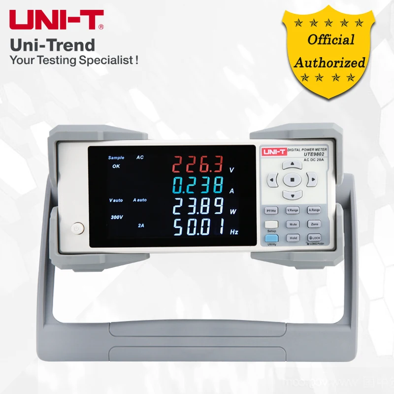 

UNI-T UTE9802 AC/DC dual-purpose intelligent electric parameter measuring instrument; voltage and current power factor