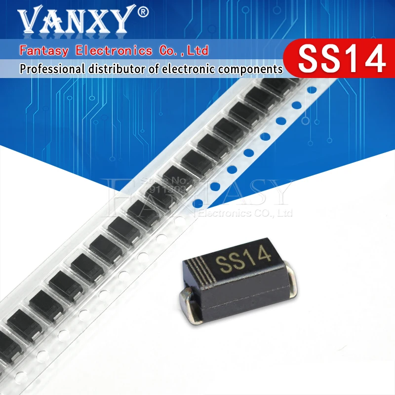100 шт., SMA diode 1N5819 SS14 1N5822 SS34 SR160 SS16 1N5817 SS12 SS110 SR360 SS36 SR240 SS24 SR2100 SS210 SS310 SS220 SS510