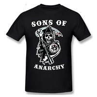 2021 fashion graphic t shirt cartoon anime sons of anarchy 02 short sleeve casual men o neck 100 cotton t shirt top