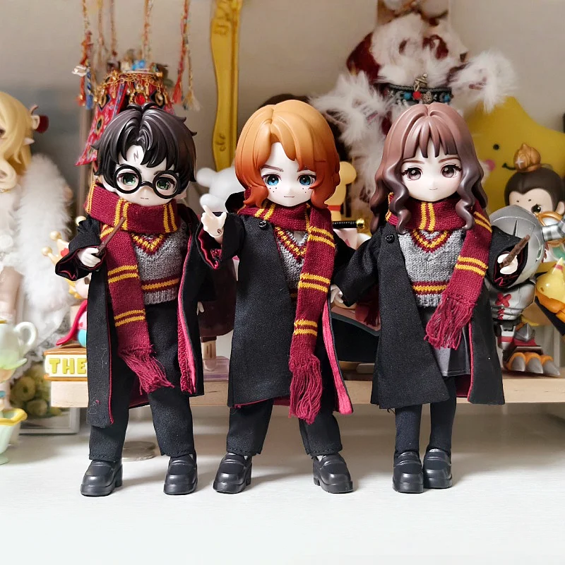 Фото Оригинальная коллекционная фигурка Come4free Harry Potter Series BJD Blind Box: Малфой, Гермиона, Kawaii Dressup Collection, украшение для дома, игрушка, подарок на день рождения №1