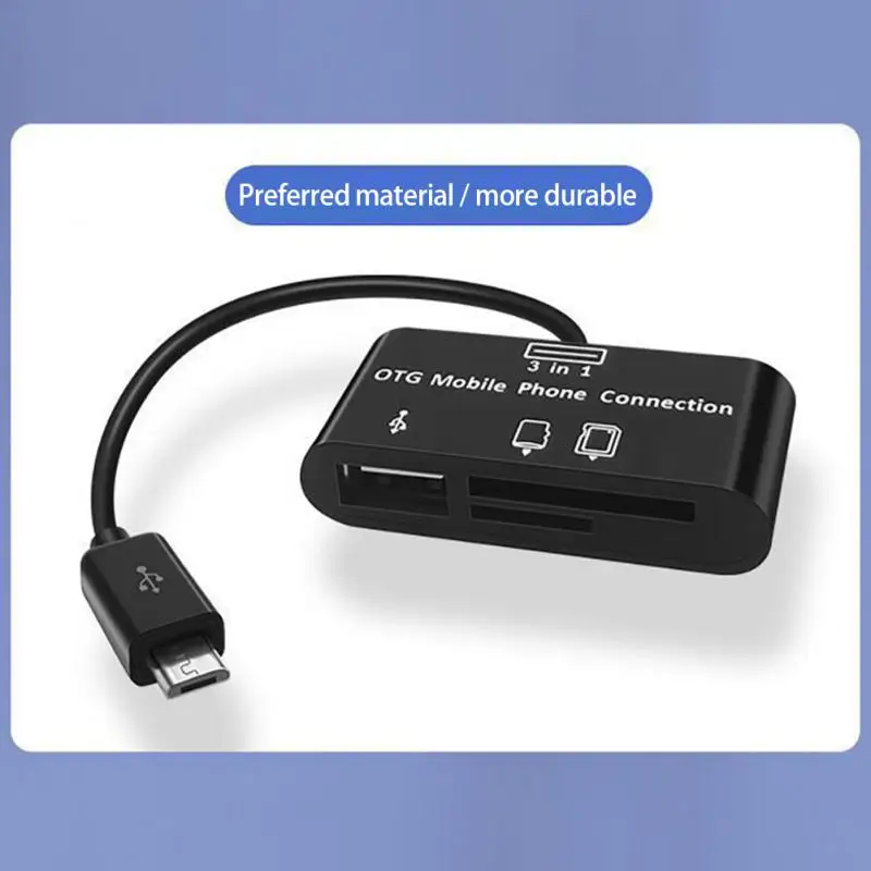 

OTG SD Card Reader Flash Drive Smart Memory Card Reader Type C Cardreader Type C Adapter USB2.0 TF Card Adapter Micro
