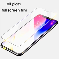 10pc all glass transparent full screen tempered film for iphonex xs xsmax 6 7 8 plus explosion proof protection tempered glass