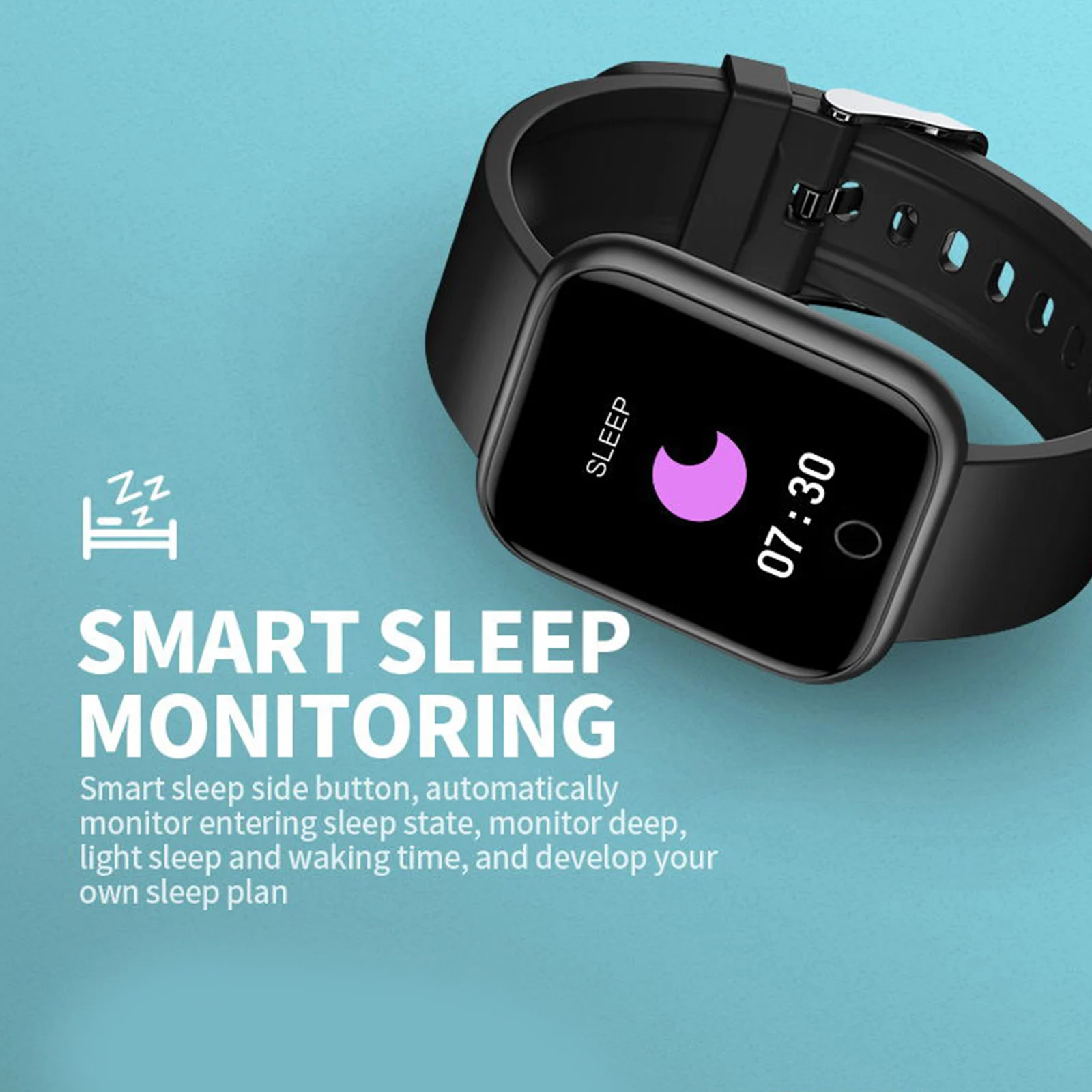 

Smart Watch Men Women Sport SmartWatch Bluetooth Waterproof Smart Bracelet SleepHeart RateBlood Pressure Monitor for Xiaomi Band