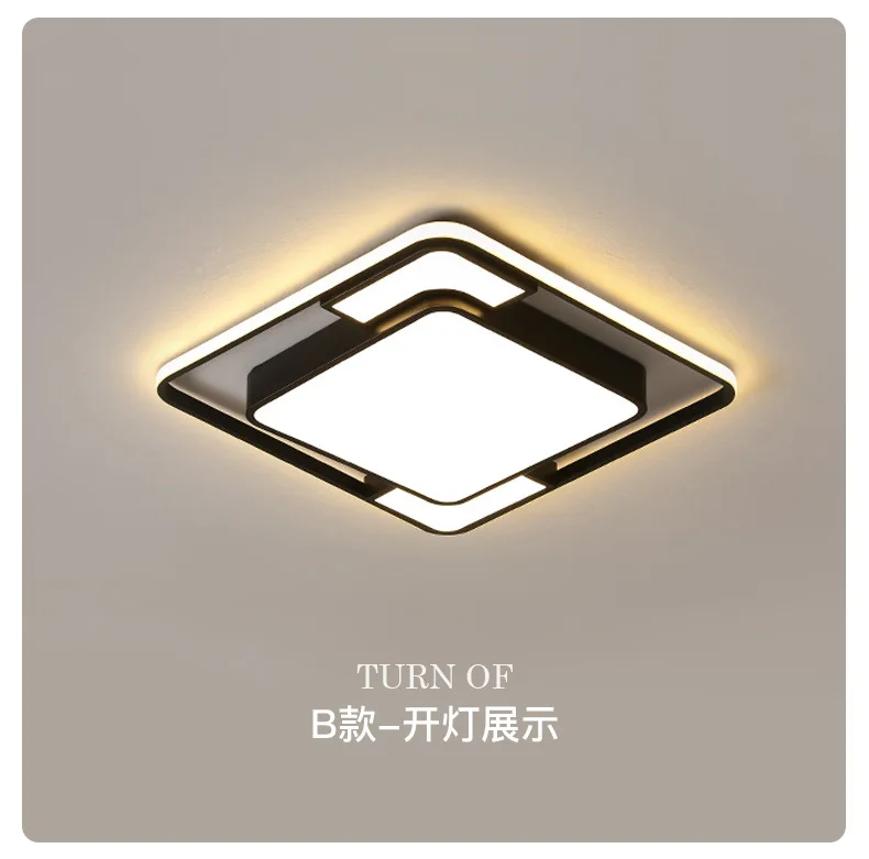 

Bedroom lamp ceiling lamp Master bedroom minimalist modern room lamp light luxury ins style circular LED