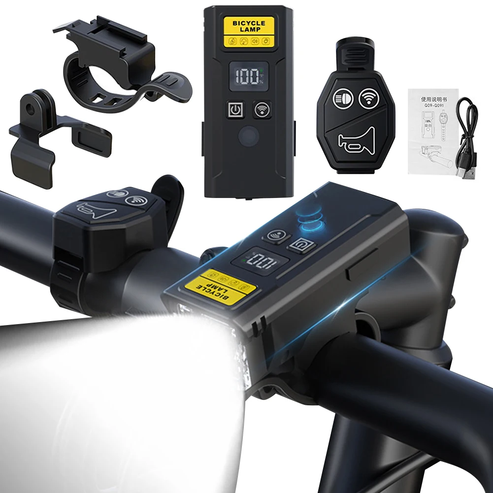 Велосипедная фара с звуковым сигналом умный датчик света велосипедная защитная