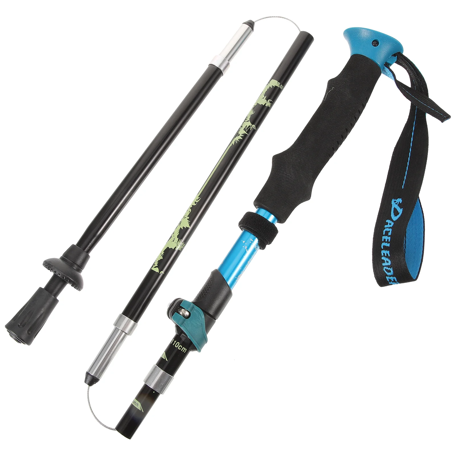 

Trekking Pole Elderly Supplies Telescopic Walking Cane Alloy Stick Retractable Adjustable Nonslip Hiking