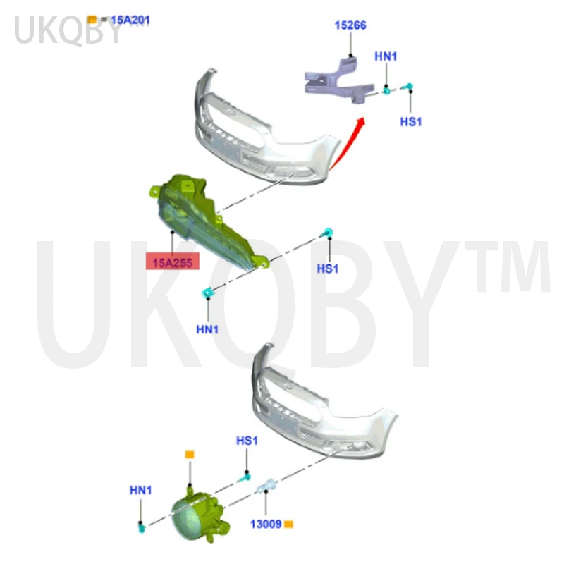 Противотуманные фары Ta ur us 19 верхняя левая фара KK1B15A255AB правая KK1B15A254AB